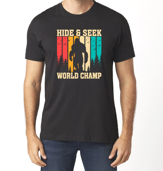 BigFoot "Hide and Seek World Champ" T-Shirt