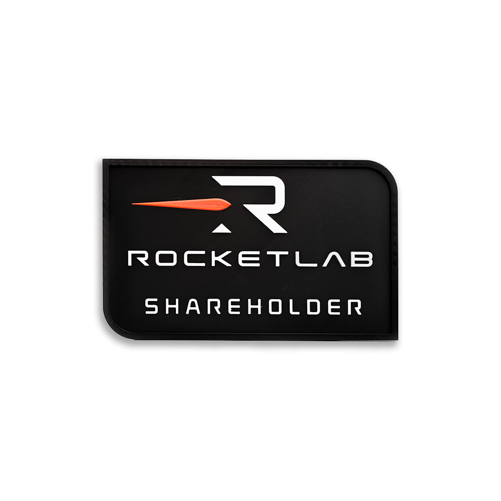 RocketLab Shareholder Placard