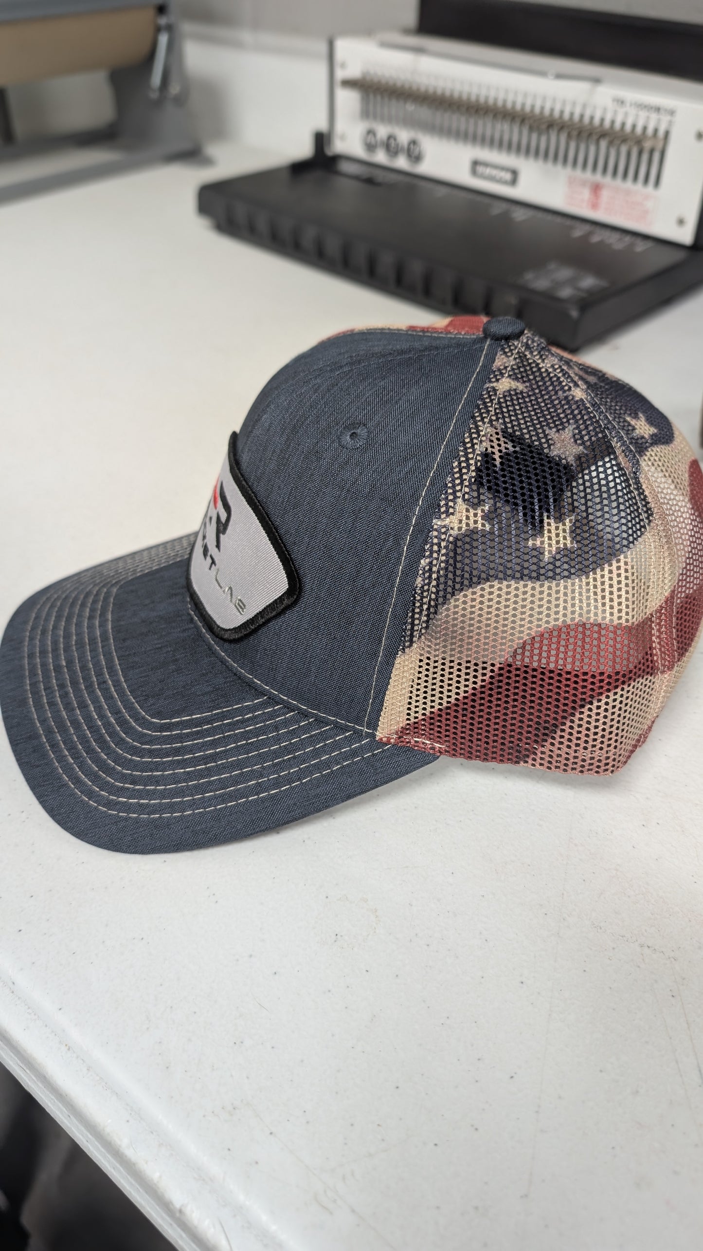 RocketLab Snapback 'MERICA, Denim with USA Mesh
