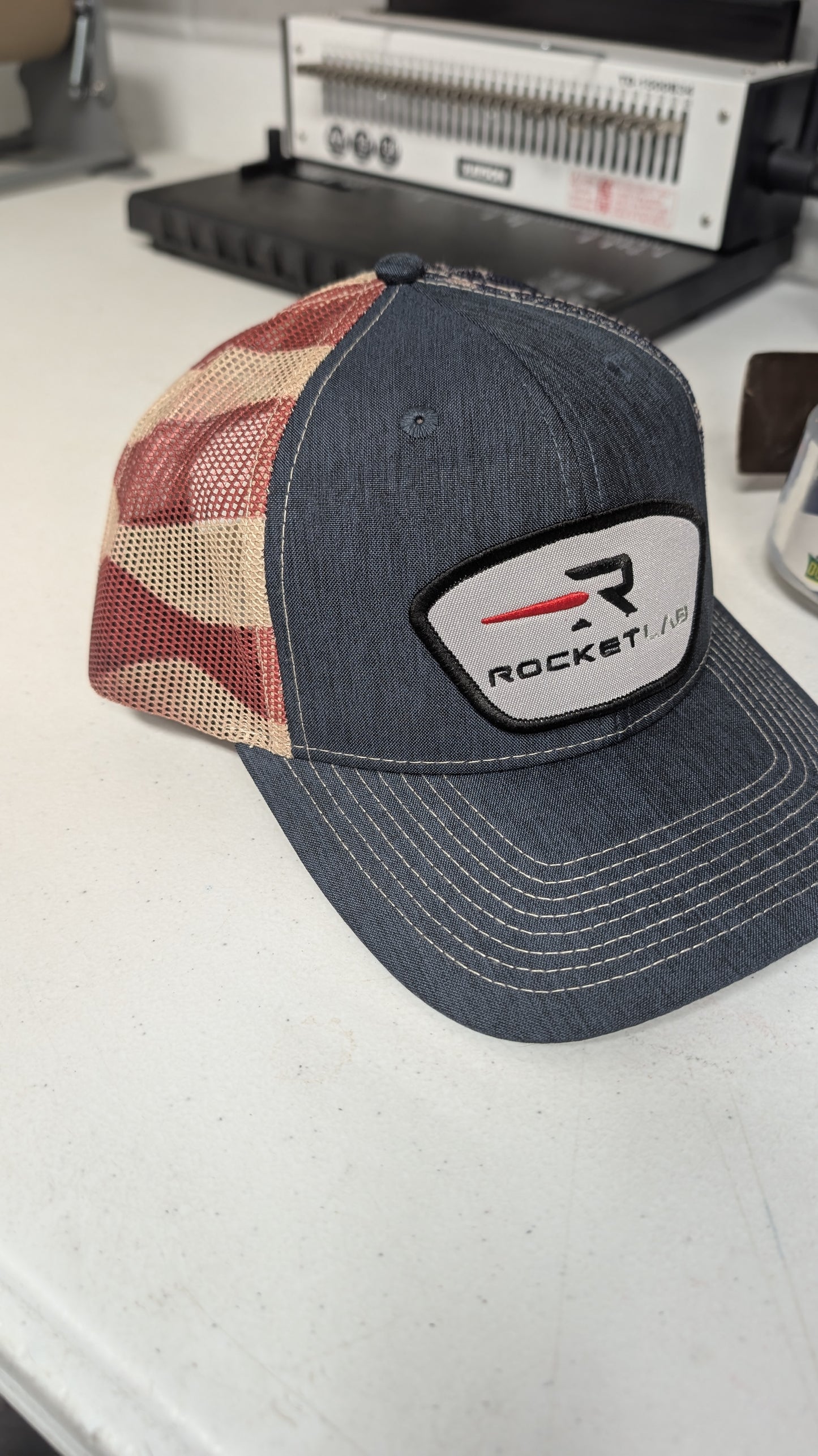 RocketLab Snapback 'MERICA, Denim with USA Mesh